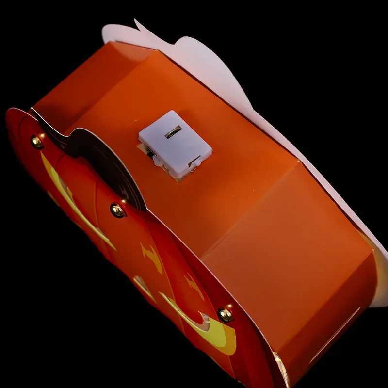 Halloween Pumpkin Light Craft Kit DIY Glowing Lantern Decorations for Kids Preschool Classroom Halloween Party Supplies XJ250804