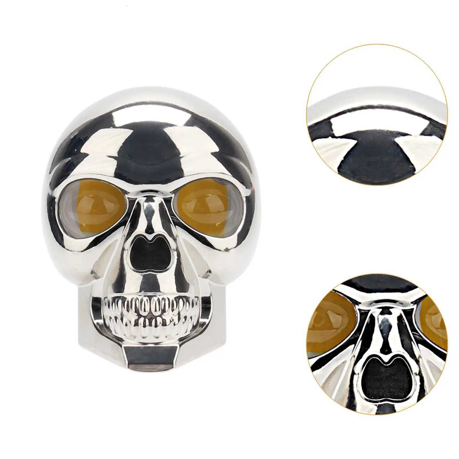 Motorcycle LED Skull Headlight Easy to Install Premium Practical Replacement XJ250804