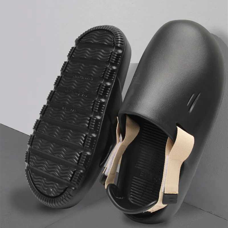 Mens Thick-Soled Summer Outdoor Anti-Slip Soft-Soled Sandals W250805