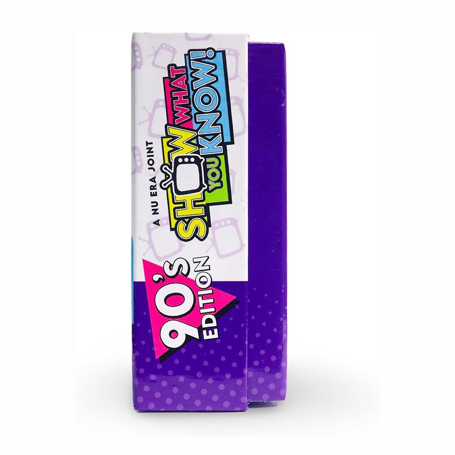 90s TV show: Trivial Pursuit card game