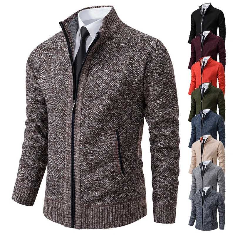 2023 New Fashion Mens Knitted Sweater Cardigan Joker Comfortable Warm Casual Coat XJ250805