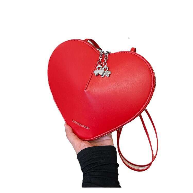 Heart-shaped Fashion Elegant Small for Women 2024 New Trendy Versatile Stylish Shoulder High-quality Niche Crossbody Bag