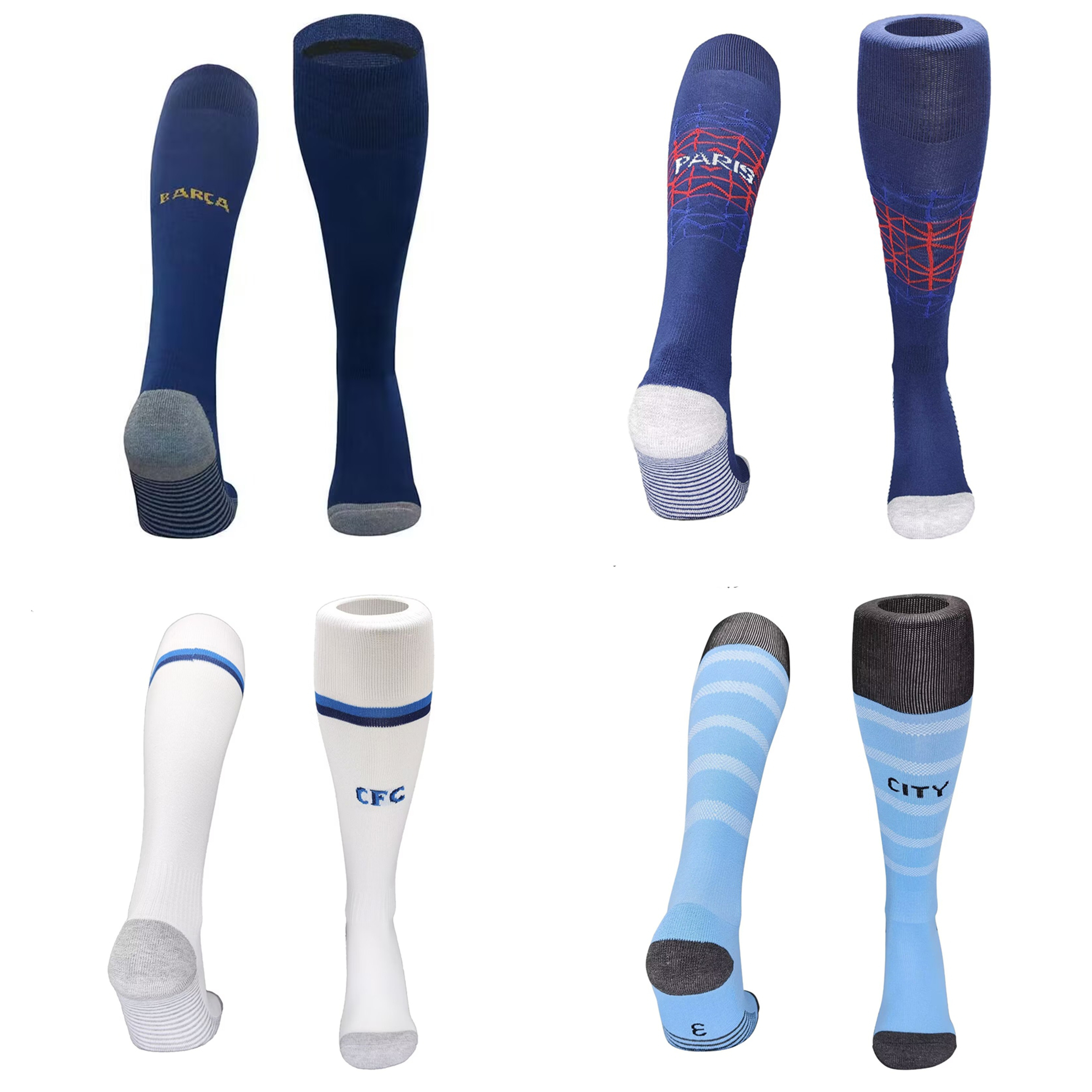 2025 2026 Sports Socks MadridS City MODRIC LAUTARO SAKA MBAPPE GRIEZMANN HAALAND MUSISLA CUNHA PALMER milans 25 26 soccer adult Kids Socks Knee Thick football