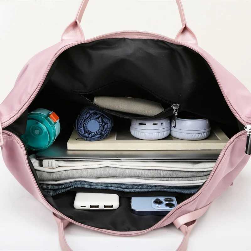 Oxford Cloth Travel Bag Leisure Large Capacity Yoga Fitness Bag New Dry Wet Separation Versatile Single Shoulder Crossbody Bag R250804