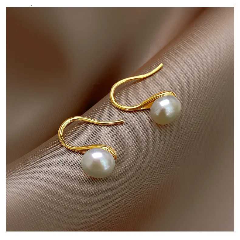 Hot Sell Trendy Simple Natural Freshwater Pearl 14K Gold Filled Ladies Stud Earrings Jewelry Non-Allergenic For Women Gifts Y250804