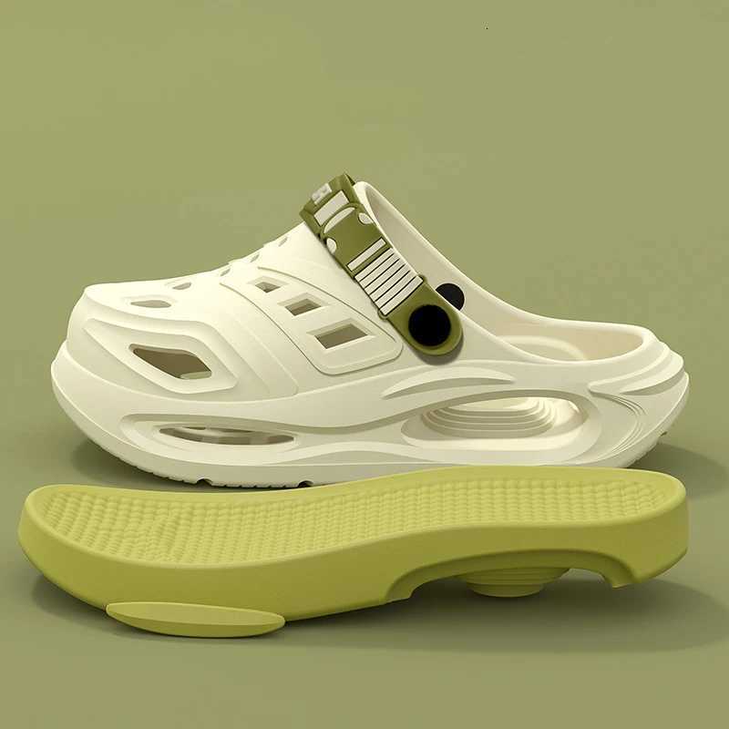 Smile Mens and Womens Cave Shoes Fashion Breathable Sandals with Removable Insoles Non-Slip Cushioned Thickened Soft Slippers W250805