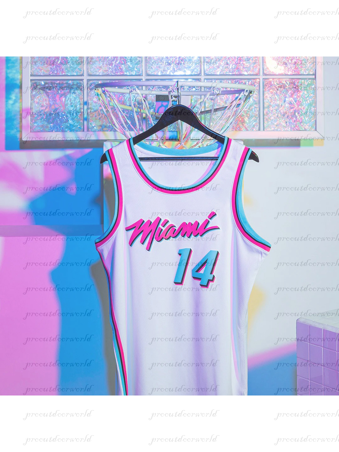 2025-26 City Edition Men's Black/White/Red Basketball Jeresys Custom Nom and Num Embroidery Tyler Herro Jaime Jaquez Jr. Butler Bam Adebayo