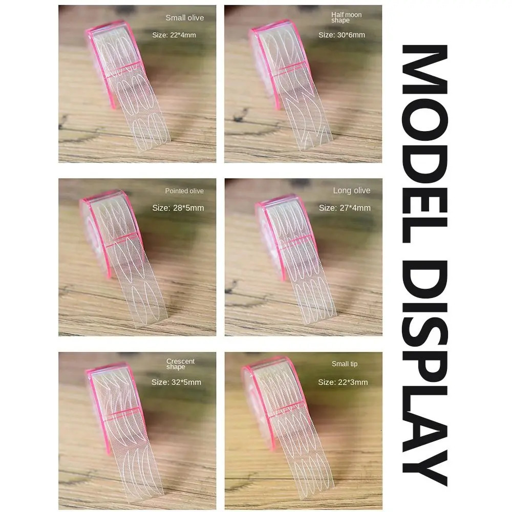 Strips Waterproof with Auxiliary Tool Makeup Tools Eyelid Tape Roll Lace Eyelid Sticker Mesh Eye Stickers Double Eyelid Tape 250731