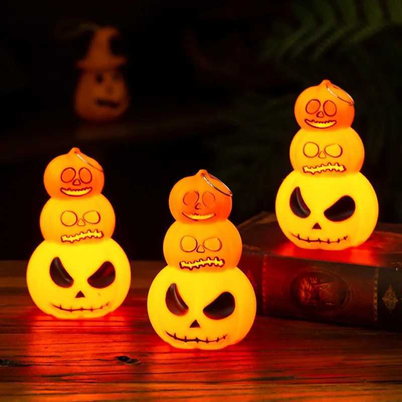 Halloween Portable Pumpkin Lanterns Horror Ghost Festival Party Pumpkin Ornaments Trick Or Treat Happy Halloween Day Gift 2025 XJ250804
