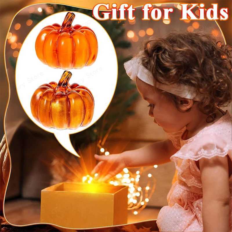 Halloween Decorations LED Pumpkin Lanterns LED Decoration Props Desktop Ornaments for Party Decoration Night Lamp Bedroom XJ250804