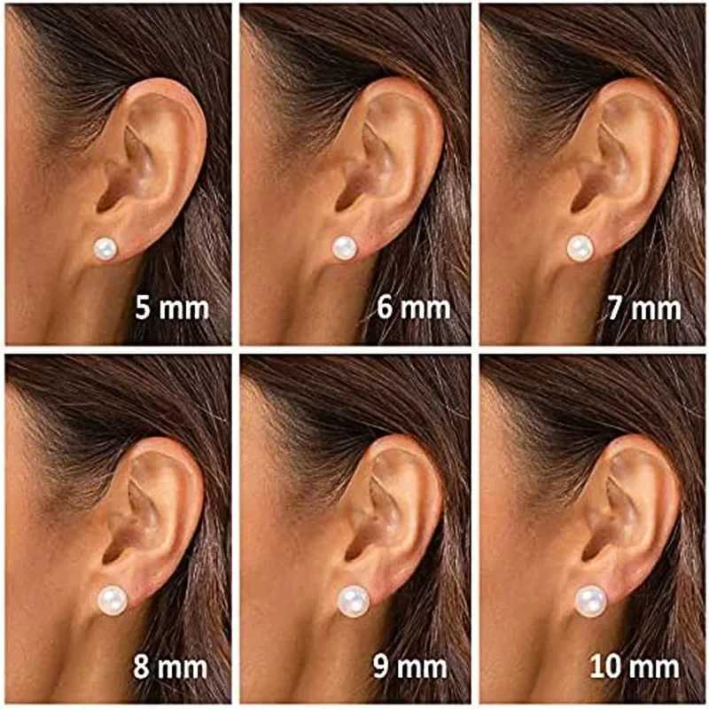 New Simple Fashion Simulated Pearl Ear Stud Elegant Lady Daily Wearable Accessories Versatile Graceful Earrings for Women Y250804