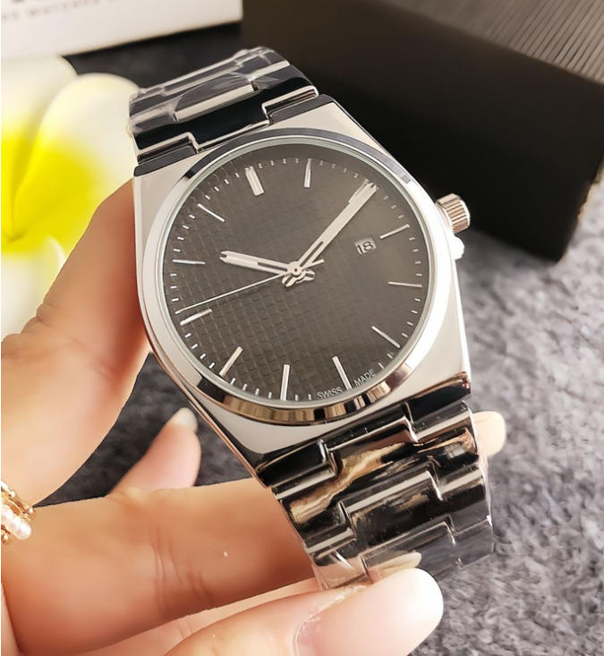 40 MM Designer brand Men watches Wristwatches fashion quartz Watch Stainless steel Strap Quartz Sports Movement wristwatch classics luxury Dress watches