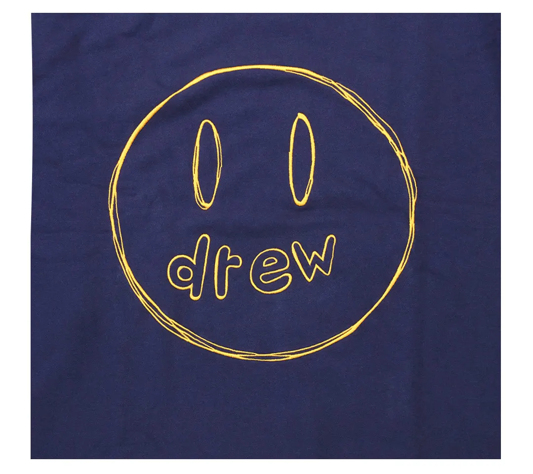 Drew House Long-sleeved sweatshirt with embroidered logo Men Hip Hop Pullover Sweatshirt Unisex Couple Casual Hoodie Sweatshir