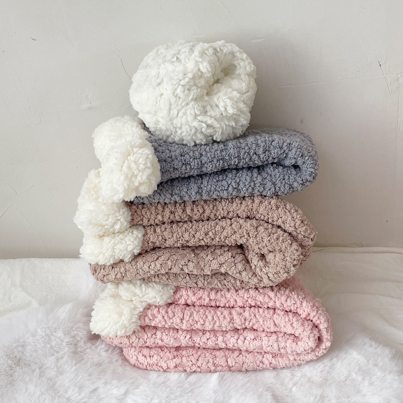 1 pair of anti slip floor socks, women's mid tube socks, autumn and winter warm socks, plush socks, sleep socks Home carpet socks