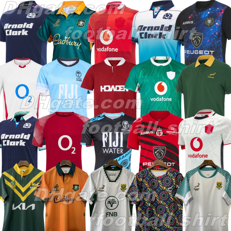 5XL Scotland Ireland national team Rugby Jerseys home away South Africa ENGLANDS Toulouse 2025 2026 rugby shirt Australia France Wallabies British Mingster Cheng