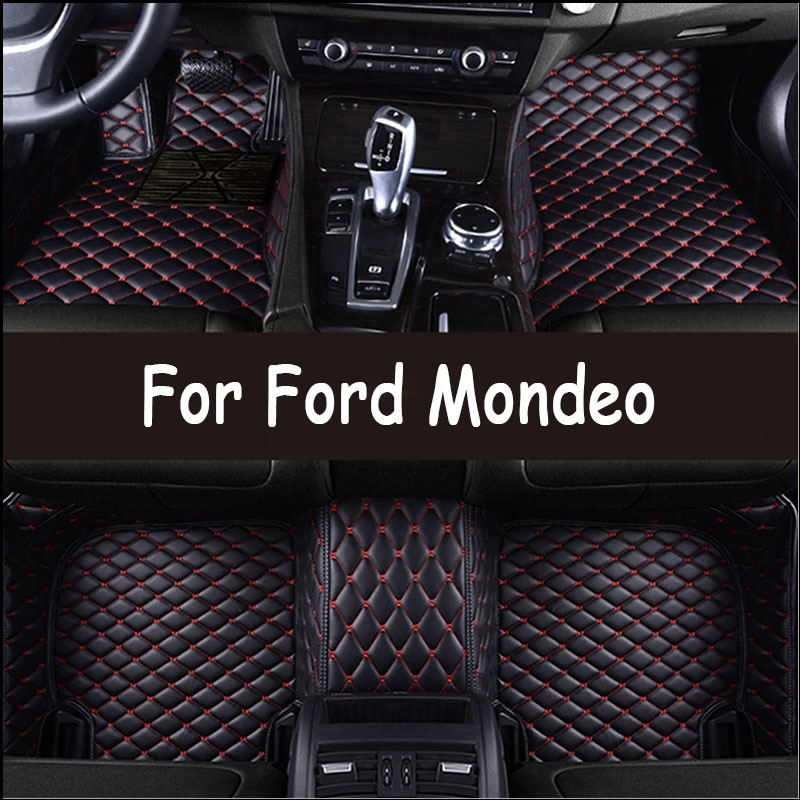 Car Floor Mats For Ford Mondeo Fusion Mk V 4 2013 to 2016 Anti dirt Pads Rug Accesorios Para Auto Dust Pad Car Accessories Interior
