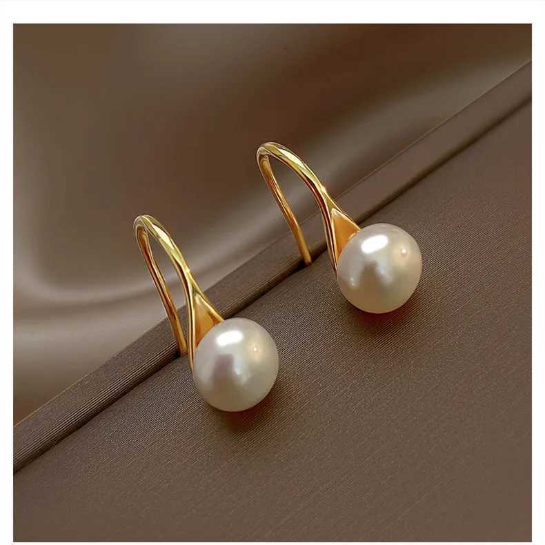 Hot Sell Trendy Simple Natural Freshwater Pearl 14K Gold Filled Ladies Stud Earrings Jewelry Non-Allergenic For Women Gifts Y250804