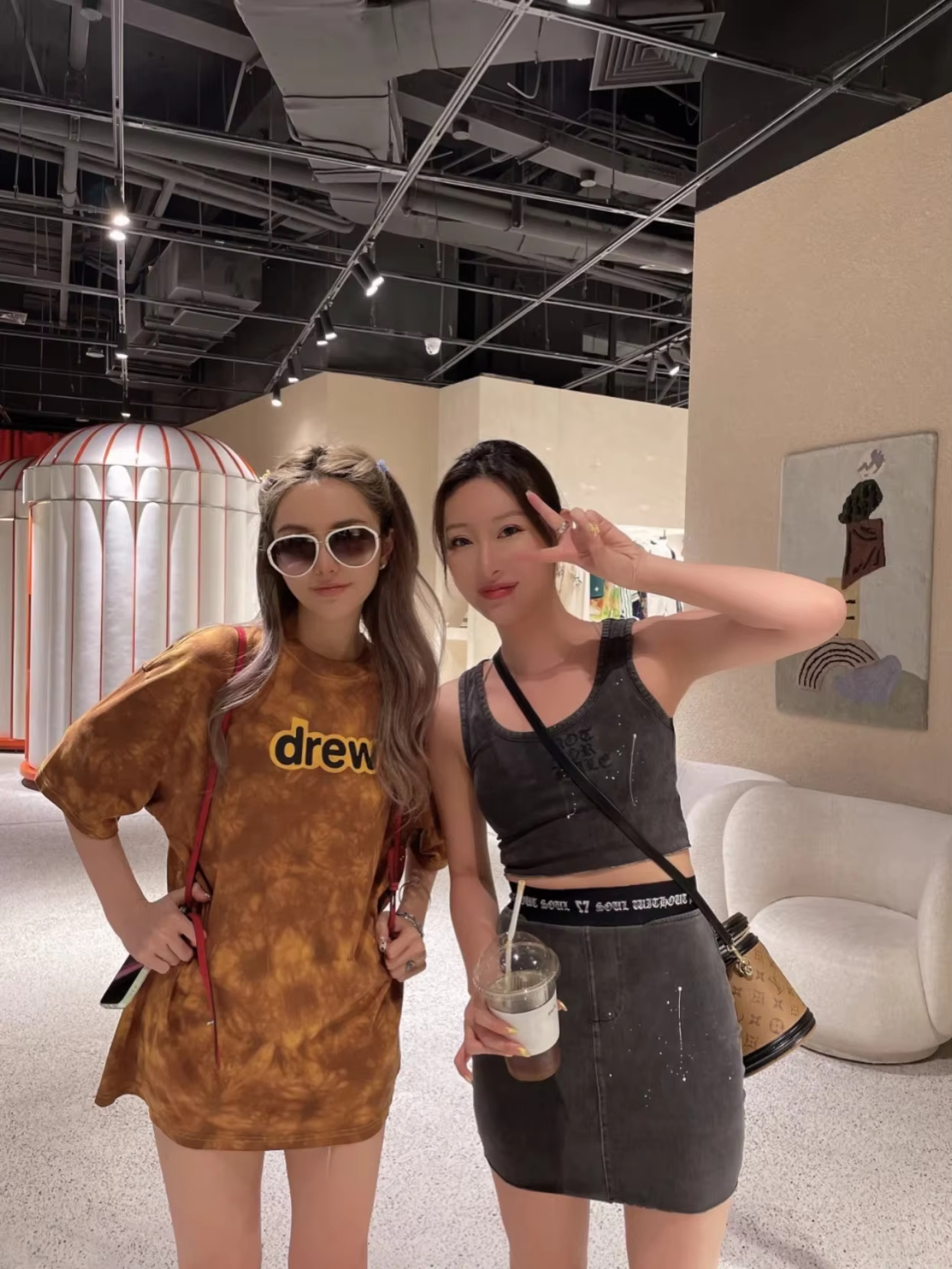 DREW HOUSE Designer luxury New Mens Clothing Print T shirt men's and women's printed fashion loose short sleeve T-shirt