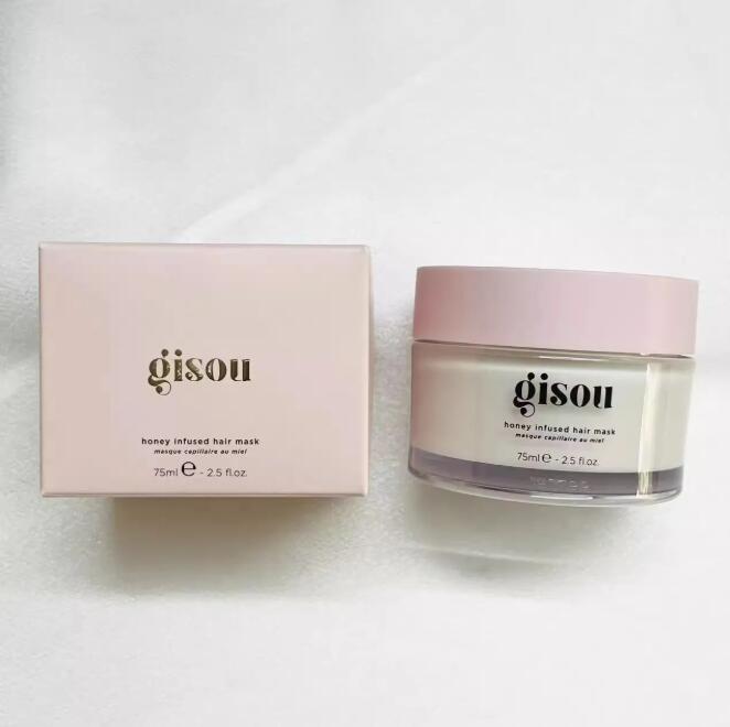 Gisou set lip gloss/moisturizing hair cream/hair care perfume/hair care essential oil/4-piece Gift Set Fast Ship