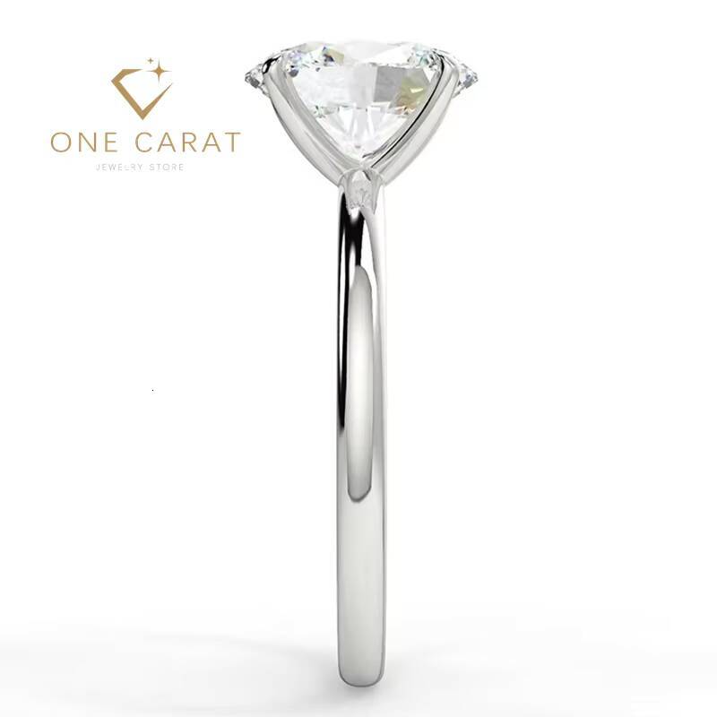 1 CT IGI Certified Oval Cut Lab Grown Diamond Ring Popular Engagement Solitaire with 14K Gold Certified Diamond Rings