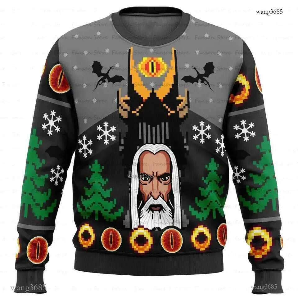 Lord of the Rings Filthy Hobitses Ugly Christmas Sweater Cartoon Anime Women Men Pullover Tops Fashion Couple Hoodie Sweatshirt LX241113