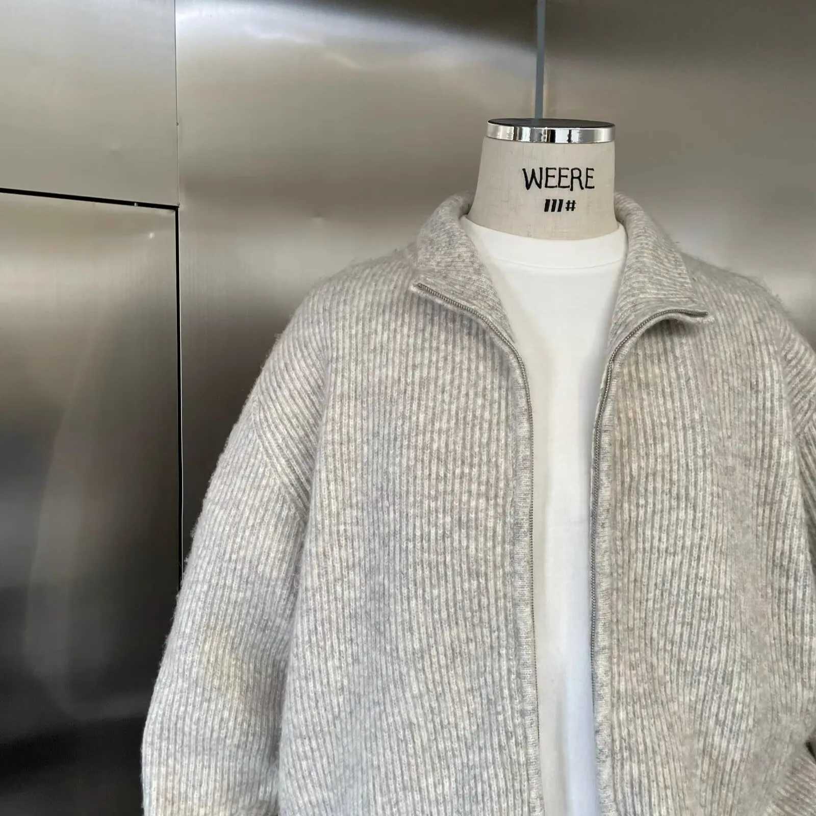 Autumn Cardigan Mens Knit Cardigans Knitwear Korean Popular Clothes Mens Clothing Sweater for Men Cardigan Winter Man Sweater XJ250805