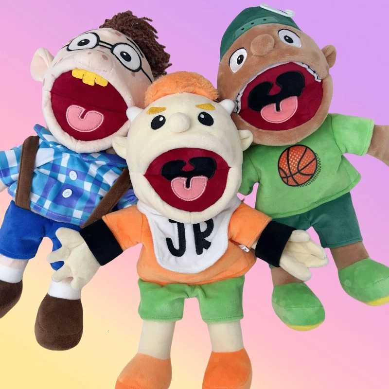 Jeffy Hand Fl Body 19.69IN ffed Figurine Soft Puppet Plush Toy Birthday Kids Gift Suitable for Role Play Y250805 Y260128