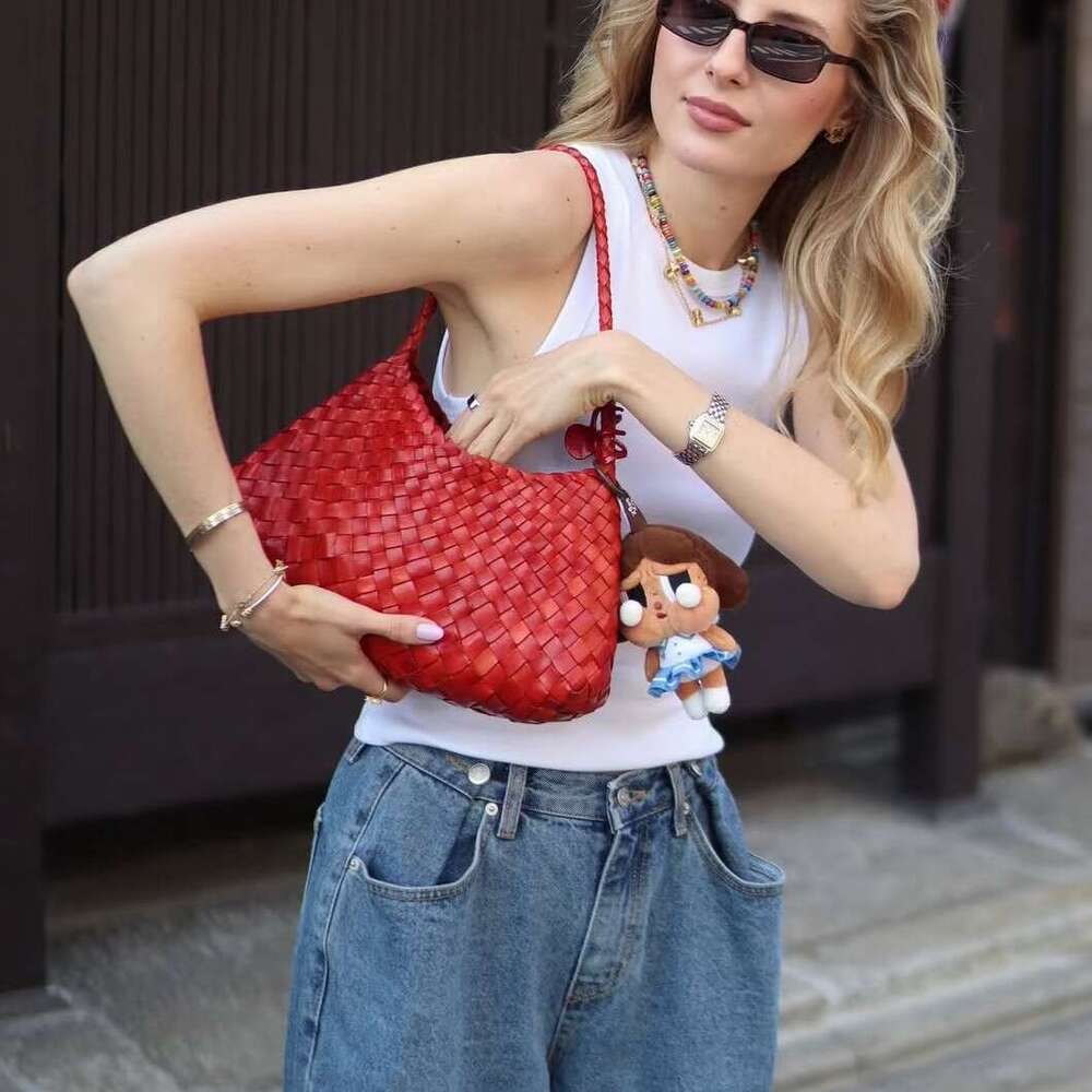 dhpet_wholesale French Handmade Woven Dumpling for Women Versatile Niche Vintage Underarm Bag Basket Shoulder Handbag