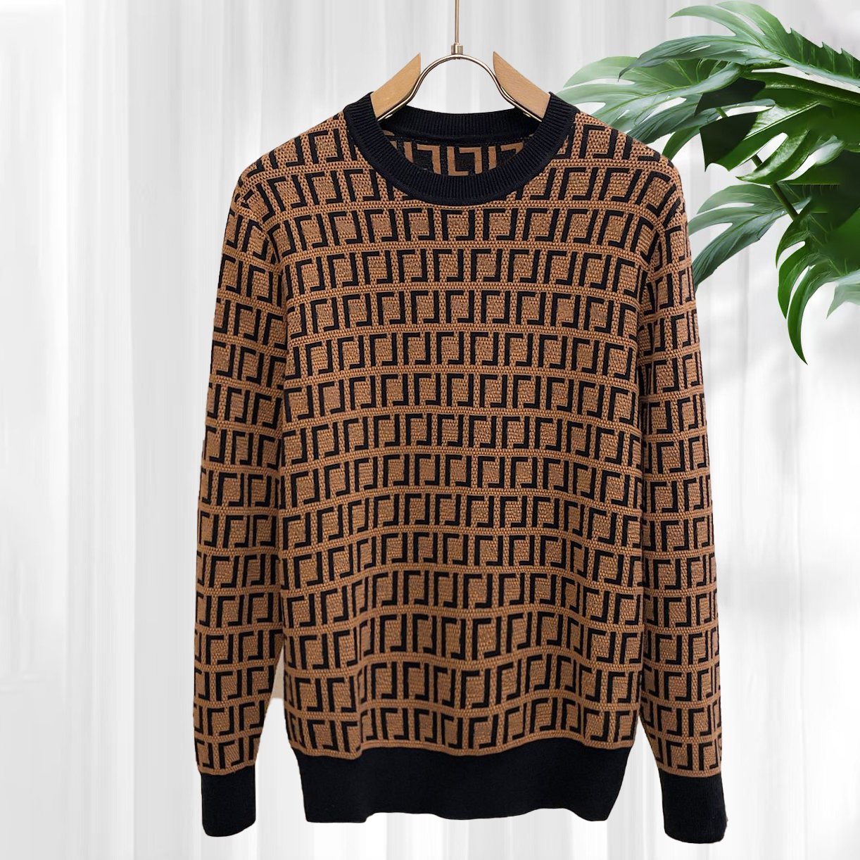 High quality designer men's sweaters, fashionable classic letter sweaters, casual sportswear, autumn and winter high-quality wool knitted pullovers, Asian sizes M-3XL