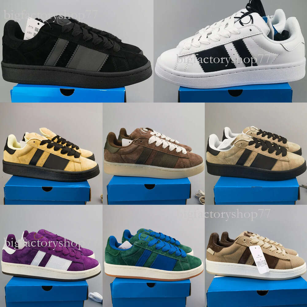 Designer Shoes Suede Sneakers Abidas campus Grey Black Dark Green Cloud Wonder White Valentines Day Semi Lucid Blue Ambient Sky Mens Womens Trainer Casual Shoe