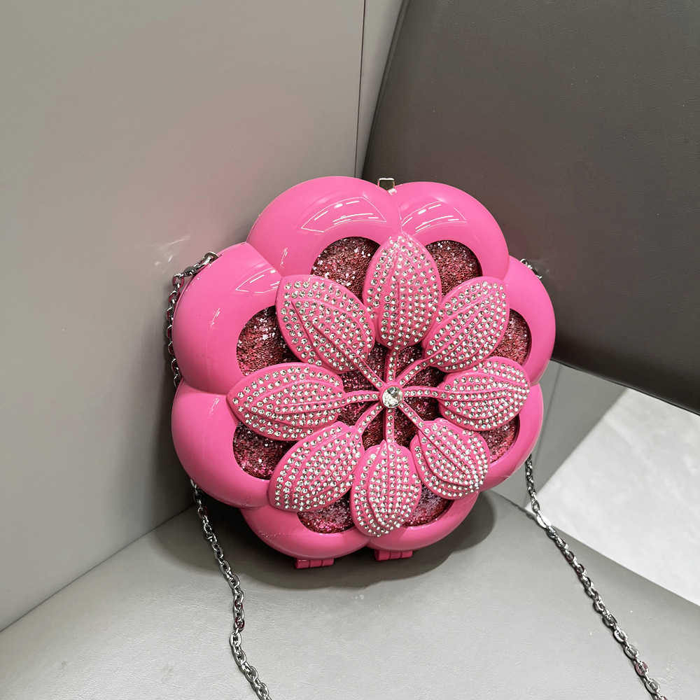 Crossbody bag designer bags 2024 Personalized Flower Bag Handbag for Women High-end Cute Niche Quirky Bag Box Bag Evening Bag