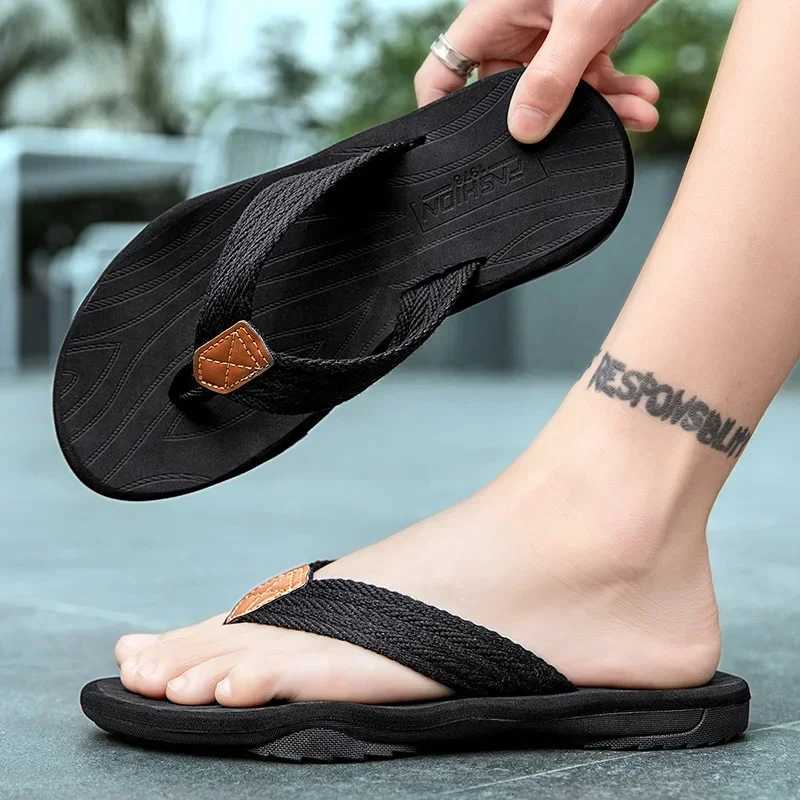 Fashion Mens Sandals Outdoor Soft Summer Slippers Size 39-46 Jumpmore Shoes Men Flip Flops Luxury Sandals Slippers Slides Men W250805