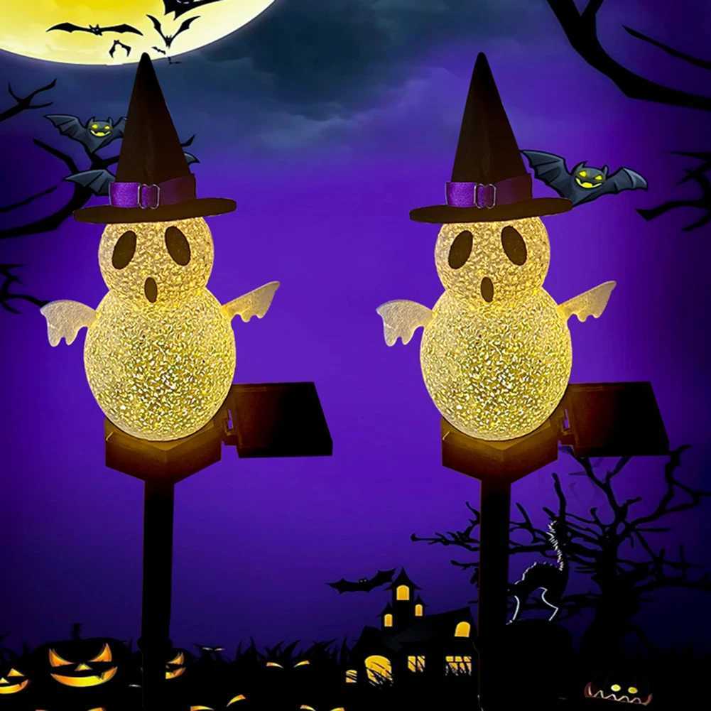 Halloween Horror Ghost Pathway Stake Lights Skull Pumpkin Stake Lamp Ghost Stakes Lantern Home Decor Outdoor Lighting Decoration XJ250804