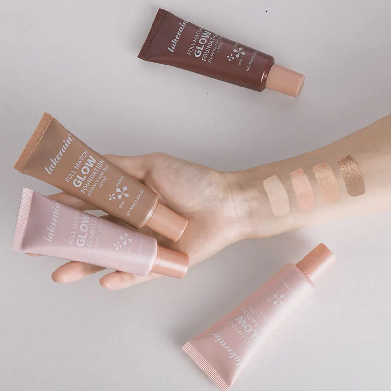 Gloss Liquid Foundation Lasting Concealer Full Coverage BB Cream Face Highlighter Corrector High Coverage Base Makeup Cosmetics 250801