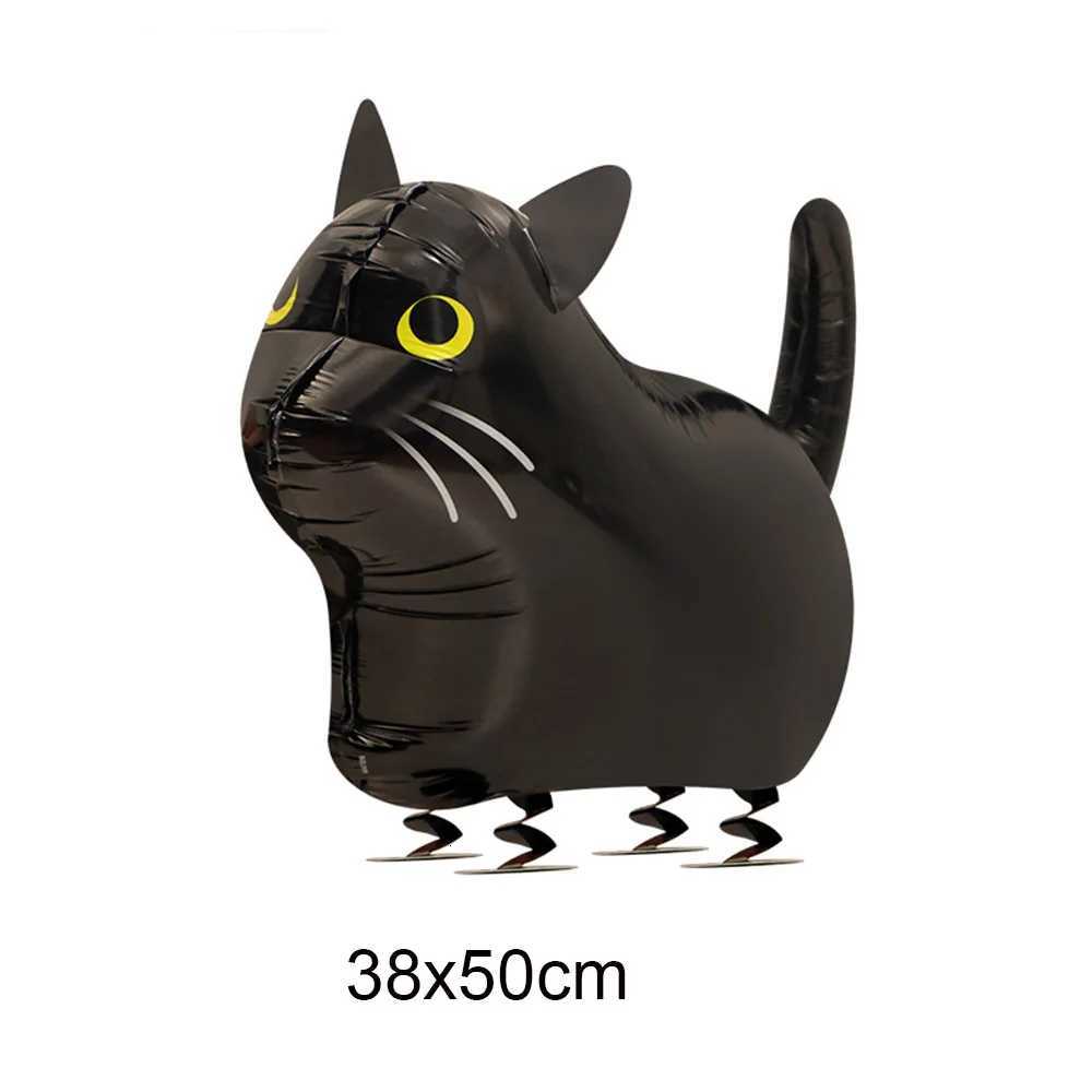 1pcs Halloween Decoration Inflatables Toys Black Cat Balloon Halloween Outdoor Lawn Decoration Garden Courtyard Prop Decoration X250805