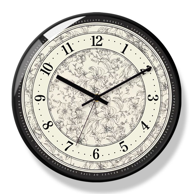 Luxury Designer Retro French wall clock medieval style clock Nordic light luxury living room home modern silent creative quartz clock Novelty Items
