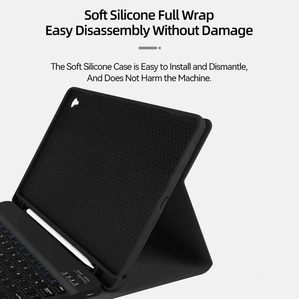 Keyboard For 2025 iPad 11in 13in M3 M2 11/13in M4 Pro 11 10.2 11/10/9/8/7th 9.7 Air 3 2 Mini 6 7 Case ddmythur