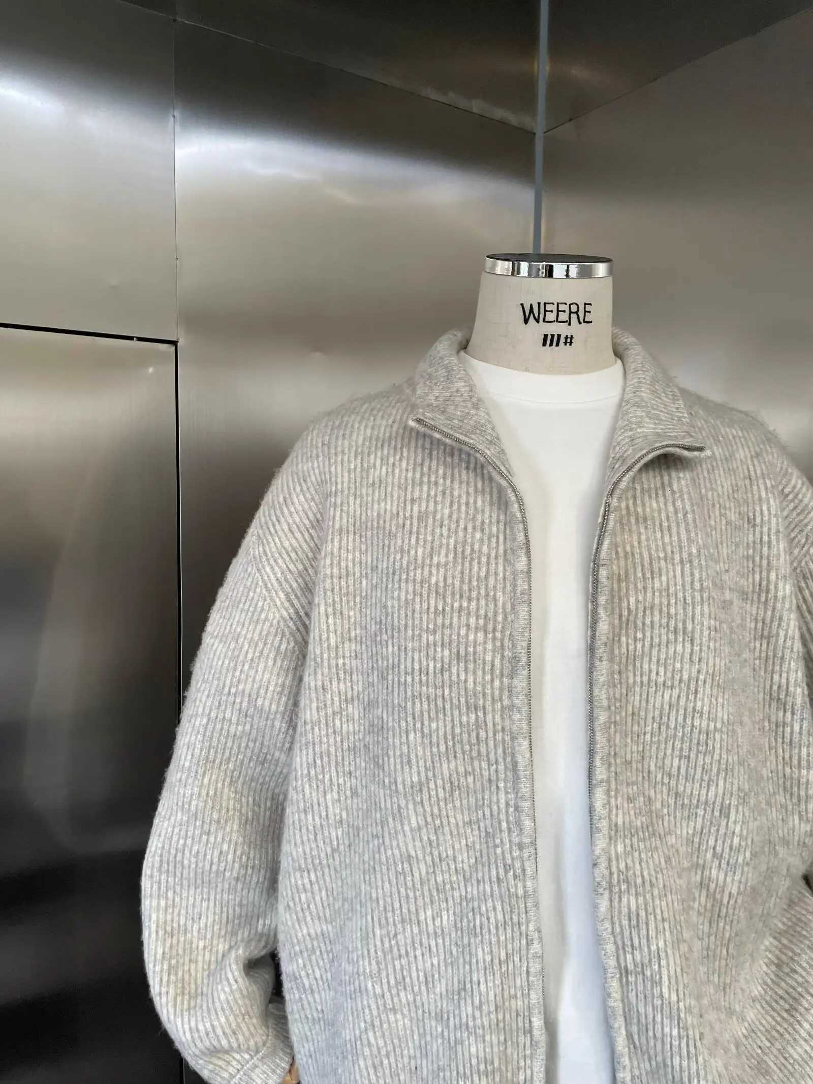 Autumn Cardigan Mens Knit Cardigans Knitwear Korean Popular Clothes Mens Clothing Sweater for Men Cardigan Winter Man Sweater XJ250805