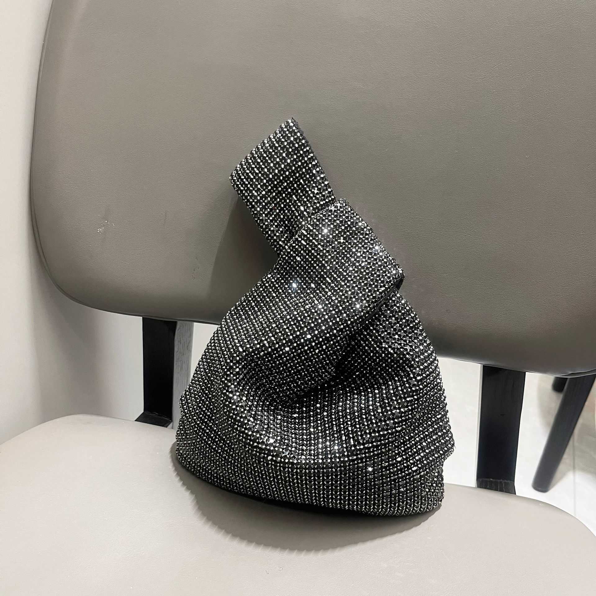 designer bag Women's Handbag Shiny Rhinestone Handmade Clutch Evening Bag Small Handbag