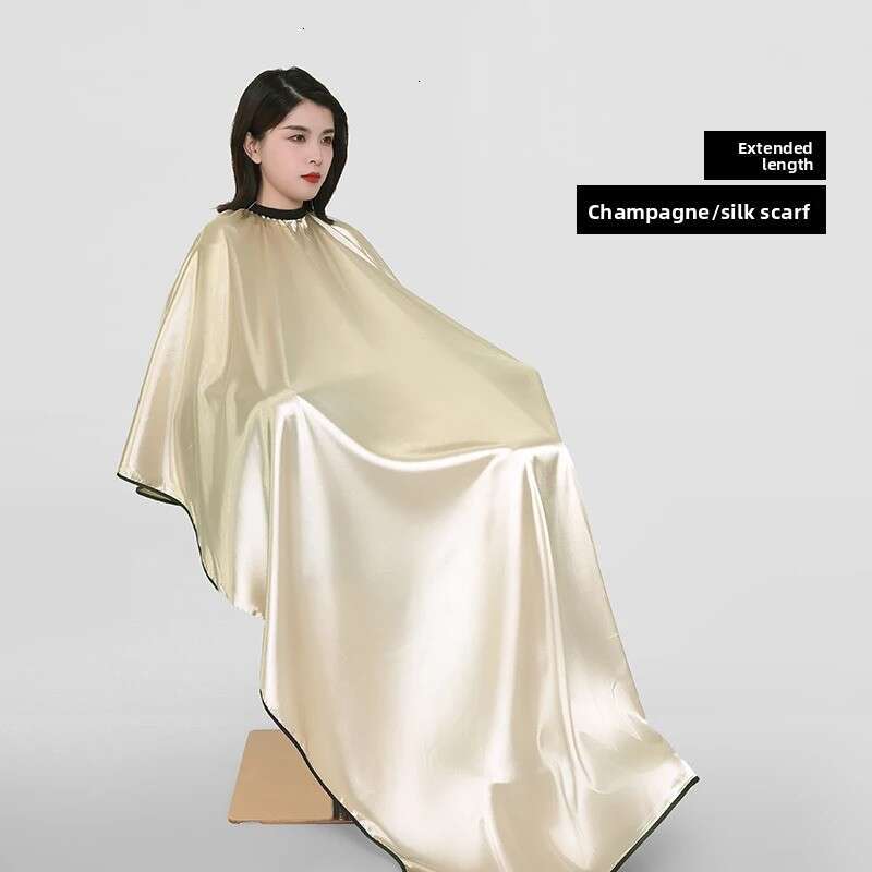 Apron Waterproof Non-Stick Soft Extension Silk Haircutting Cape Hairdresser Supplies Salon Equipment Barber Accessories