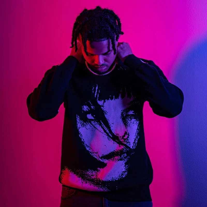 Oversized Mens Sweaters Vintage Sweatshirts Top Vintage Loose Distressed Pullovers Casual Harajuku Autumn Women Cotton Knitwear XJ250805