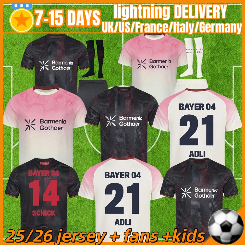2024 2025 2026 Bayer LeverkusEnS Soccer Jerseys 25 26 HINCAPIE Home Away third BONIFACE PALACIOS TAPSOBA HOME CH WIRTZ Paulo Football Shirt men kids Kits 16-28