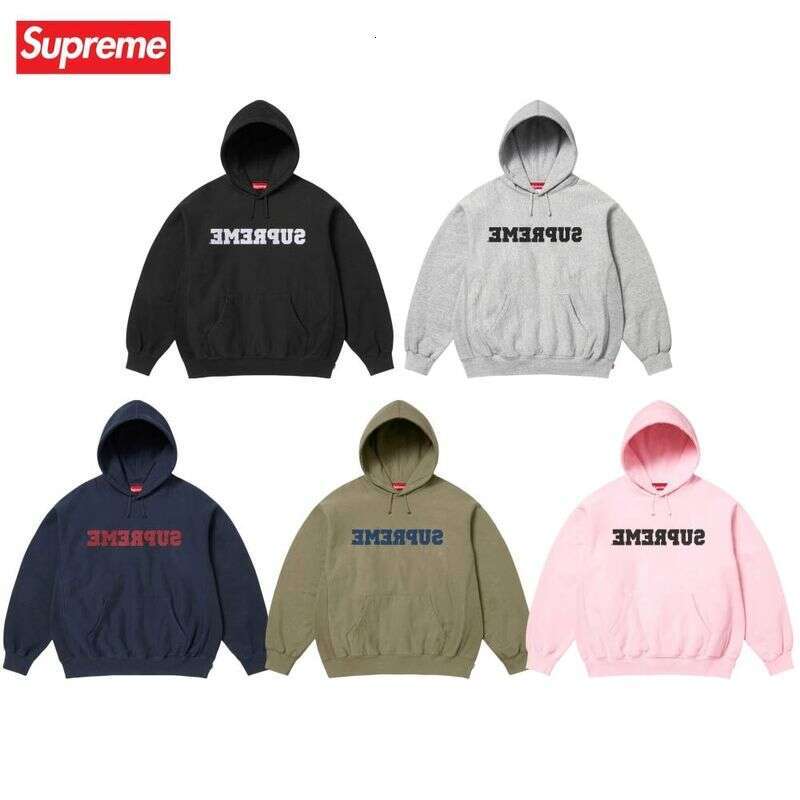 25Ss Autumn And Winter New Style Top All Jersey 100% Pure Cotton High-Quality Unisex Hooded Sweatshirt Pullover