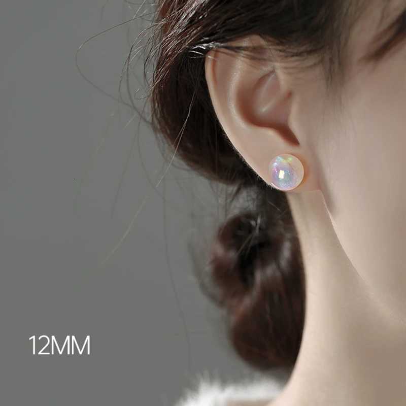 Elegant Candy Color Brilliant Simulated Pearls Stud Earrings For Women Exquisite Young Girls Fantastic Sweet Party Jewelry N592 Y250804