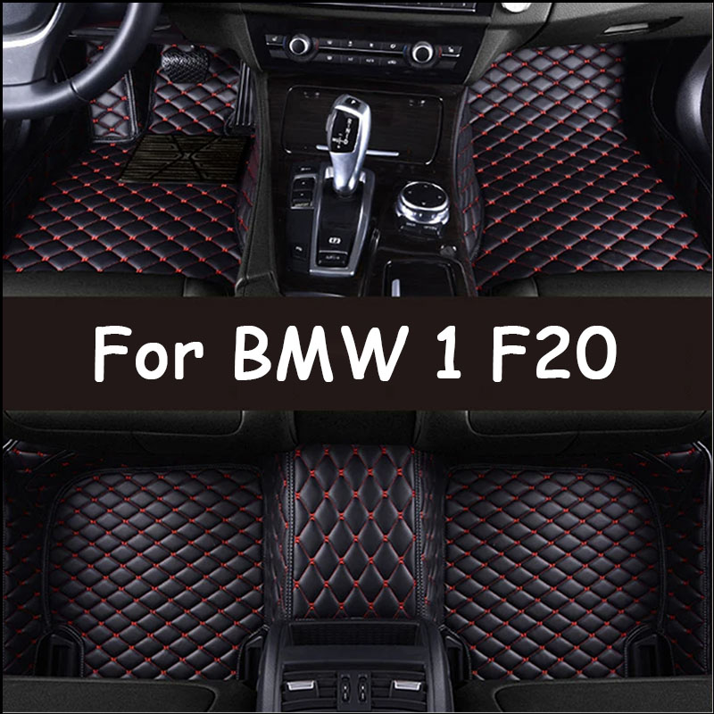 Car Floor Mats For 1 F20 116i 118i (Four Doors) 2012 to 2018 Auto Foot Pads Carpet Cover Interior Accessories