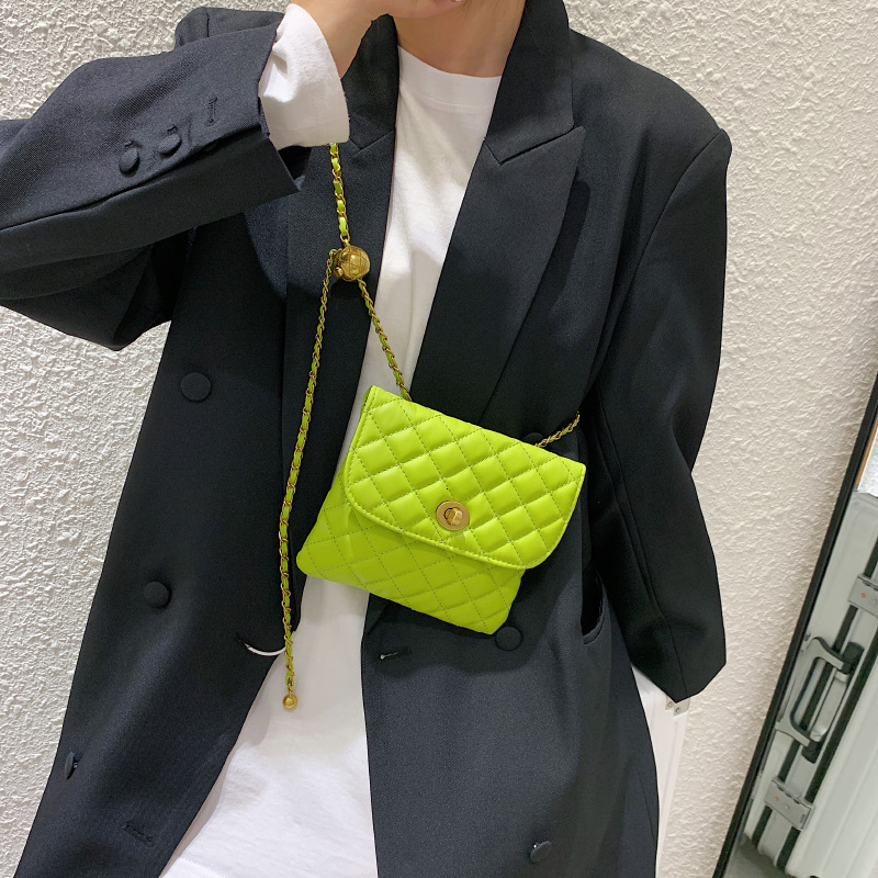 Luxury Brand Designer Bag Style Waist Bag Quilted Chain Bag For Women Summer 2024 New Fashion Crossbody Shoulder Bag Mini Small Bag