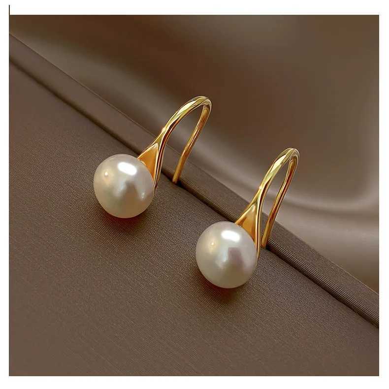 Hot Sell Trendy Simple Natural Freshwater Pearl 14K Gold Filled Ladies Stud Earrings Jewelry Non-Allergenic For Women Gifts Y250804