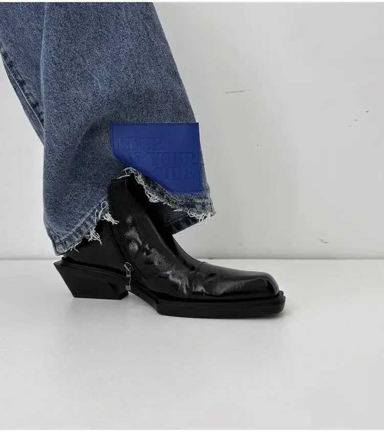 2025 High Top Inner Height Increase Mens Casual British Short Thick-soled Sneakers Boots Y250806