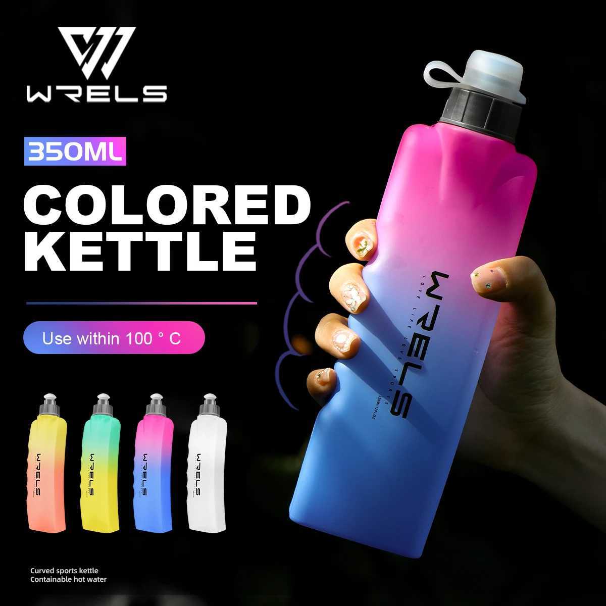WRELS Sport Water Bottle Material Sports Fitness Running Riding Camping Hiking Portable Kettle Lightweight Water BottleW251114