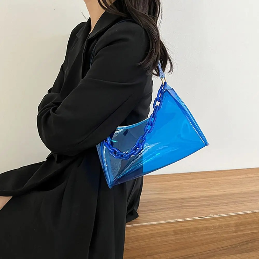 Casual Purse Summer Jelly Bags Handbags Underarm Bags Shoulder Bag 250728